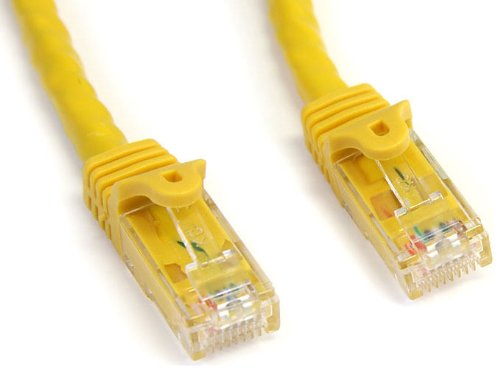 StarTech.com N6PATCH50YL Gigabit Snagless RJ45 UTP Cat6 Patch Cable, 50-Feet (Yellow)