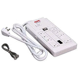 APC P8GT 8 Outlets 120V Power-Saving Home/Office SurgeArrest with Phone Protection