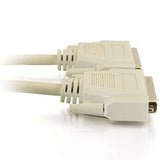 C2G 02689 DB37 M/F Serial RS232 Extension Cable, Beige (6 Feet, 1.82 Meters)