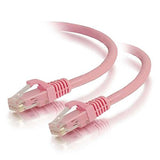 C2G 00508 Cat5e Cable - Snagless Unshielded Ethernet Network Patch Cable, Pink (35 Feet, 10.66 Meters)