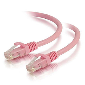 C2G 00509 Cat5e Cable - Snagless Unshielded Ethernet Network Patch Cable, Pink (50 Feet, 15.24 Meters)