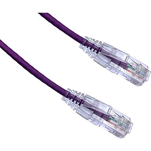 Axiom 15Ft Cat6 Bendnflex Ultra-Thin Snagless Patch Cable 550Mhz (Purple)