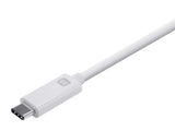 Monoprice USB-C to HDMI Adapter - White, Supports Up To 10Gbps Data Rate & USB 3.1 SuperSpeed - Select Series