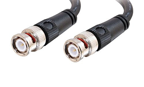 C2G 40027 75 OHM BNC Cable, Black (12 Feet, 3.65 Meters)