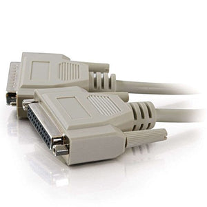 C2G 02655 DB25 M/F Serial RS232 Extension Cable, Beige (6 Feet, 1.82 Meters)