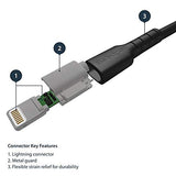 StarTech.com 3.3ft. / 1 m Heavy-Duty USB to Lightning Cable for iPhone & iPad - Black - MFi Certified (RUSBLTMM1MB)