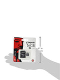 Kingston Digital 16 GB Class 4 MicroSD Flash Card with SD Adapter SDC4/16GB