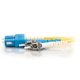 10M Duplex Fiber Smf Sc/st 9/125 PVC Yellow Patch Cord