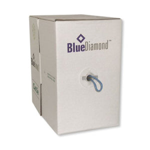 BlueDiamond 327749 Solid Utp Cat5e, Blue, 1000 ft