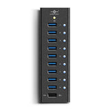 Vantec Aluminum 10-Port USB 3.0 Hub with Power Adapter (UGT-AH100U3)