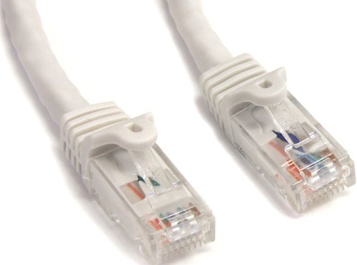 StarTech.com N6PATCH75WH Gigabit Snagless RJ45 UTP Cat6 Patch Cable, 75-Feet (White)