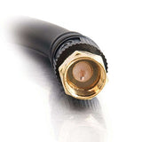 C2G 29147 Value Series F-Type RG59 Composite Audio/Video Cable, Black (100 Feet, 30.48 Meters)