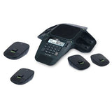 VTech VCS704 ErisStation DECT 6.0 Conference Phone with Four Wireless Mics using Orbitlink Wireless Technology