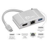 Siig Multi-Task External Video Adapter, Gray/White (JU-H30512-S1)