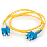 4m Duplex Fiber Smf Sc/Sc M/M 9/125 Yellow Patch Cable