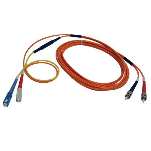 Tripp Lite Fiber Optic Mode Conditioning Patch Cable (ST/SC), 3M (10-ft.)(N420-03M)