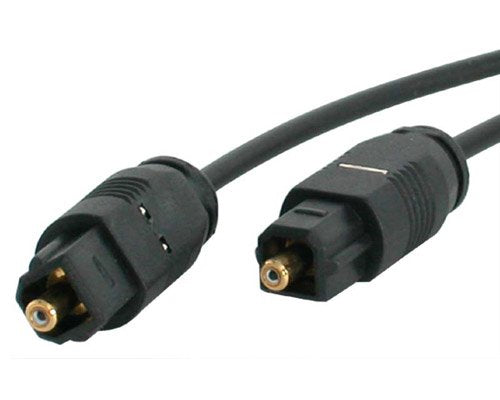 StarTech.com Toslink Digital Optical SPDIF Audio Cable - Digital audio cable (optical) - SPDIF - TOSLINK (M) to TOSLINK (M) - 6 ft - fiber optic - black - for P/N: PEXSOUND7CH