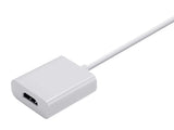 Monoprice USB-C to HDMI Adapter - White, Supports Up To 10Gbps Data Rate & USB 3.1 SuperSpeed - Select Series