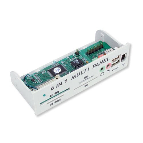 USB 2.0 6-1 5.25 Bay Mount Card Reader