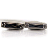 Serial Cable - 25 Pin D-Sub (Db-25) - Male - 25 Pin D-Sub (Db-25) - Female - 3 F