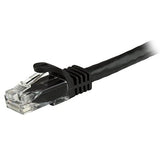 StarTech.com Cat6 Patch Cable - 9 ft - Black Ethernet Cable - Snagless RJ45 Cable - Ethernet Cord - Cat 6 Cable - 9ft (N6PATCH9BK)