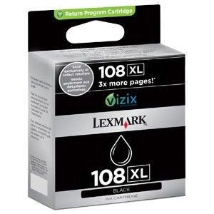 Lexmark No. 108xl Ink Cartridge - Black - Inkjet