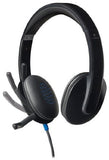 Logitech USB Headset H540 for PC Calls and Music - Black