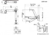 Amer AMR1AW Wall Mount for Monitor