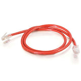 C2G 26709 Cat5e Crossover Cable - Non-Booted Unshielded Network Patch Cable, Red (25 Feet, 7.62 Meters)