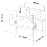 Tilt and Extend Wall Mount, 32-60in 80K