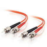 5m St/St Duplex 62.5/125 Multimode Fiber Patch Cable - Orange