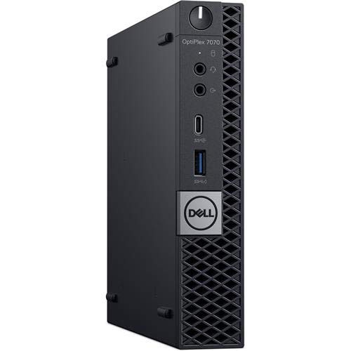 Dell OptiPlex 7070 Desktop Computer - Intel Core i7-9700T - 16GB RAM - 256GB SSD - Micro PC