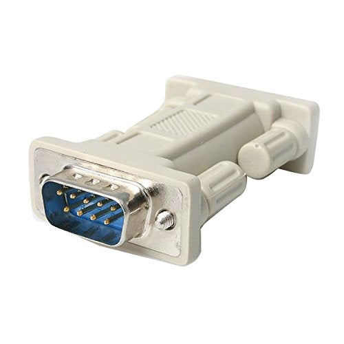 StarTech.com DB9 RS232 Serial Null Modem Adapter - M/M - Null modem adapter - DB-9 (M) to DB-9 (M) - NM9MM