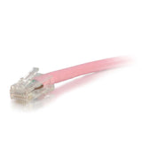 C2G 04254 Cat6 Cable - Non-Booted Unshielded Ethernet Network Patch Cable, Pink (2 Feet, 0.60 Meters)