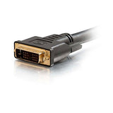 C2G 41232 Pro Series Single Link DVI-D Digital Video Cable M/M, In-Wall CL2-Rated, Black (15 Feet, 4.57 Meters)