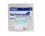 StarTech.com 3 ft White Gigabit Snagless RJ45 UTP Cat6 Patch Cable - 3ft Patch Cord - 3ft Cat 6 Patch Cable (N6PATCH3WH)