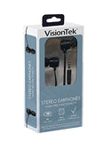 VisionTek Earphones with Hands-Free Capability, Black