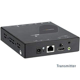 StarTech.com HDMI Over IP Extender Kit with Video Wall Support - 1080p - HDMI Over Cat5 or Cat6 Ethernet Transmitter and Receiver Kit (ST12MHDLAN2K)