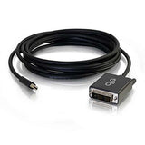 C2G 54334 Mini DisplayPort Male to Single Link DVI-D Male Adapter Cable, TAA Compliant, Black (3 Feet, 0.91 Meters)