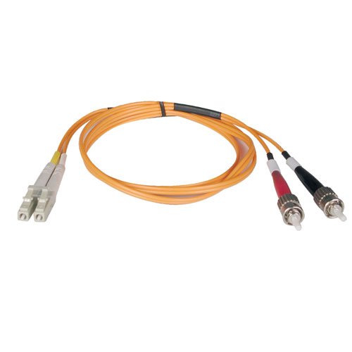 Tripp Lite Duplex Multimode 62.5/125 Fiber Patch Cable (LC/ST), 3M (10-ft.)(N318-03M)