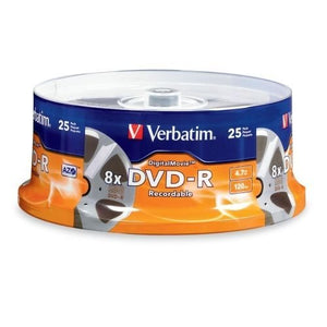 Verbatim DigitalMovie - 25 x DVD-R - 4.7 GB 8x - spindle