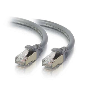 C2G 28706 Cat5e Cable - Snagless Shielded Ethernet Network Patch Cable, Gray (100 Feet, 30.48 Meters)