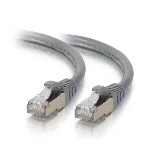 C2G 28700 Cat5e Cable - Snagless Shielded Ethernet Network Patch Cable, Gray (75 Feet, 22.86 Meters)