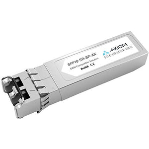 Axiom Memory - SFP10-SR-SP-AX - Qlogic SFP+ Module - for Data Networking, Optical Network - 1 LC 10Gbase-SR Network - Optical Fiber Multi-Mode - 10 Gigabit Ethernet - 10Gbase-SR