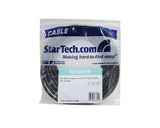 StarTech.com Cat6 Ethernet Cable - 25 ft - Black - Patch Cable - Snagless Cat5 Cable - Long Network Cable - Ethernet Cord - Cat 6 Cable - 25ft