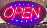 OneDealOutlet Ultra Bright LED Open Sign 2 Pattern Motion 13"x22" Oval, LED light, Indoor