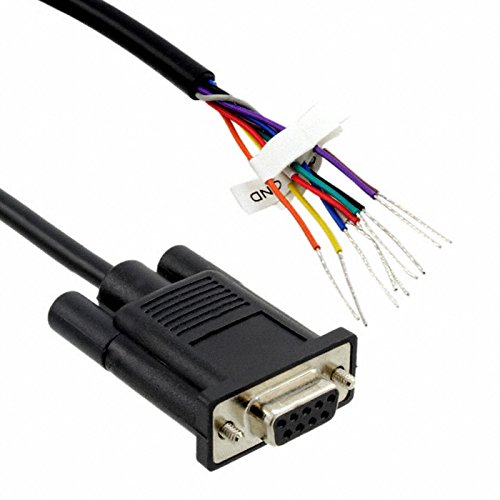 Digi-Serial Cable-Db-9 (F)-Bare Wire-4 Ft