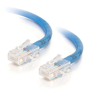 C2G 26701 Cat5e Cable - Non-Booted Unshielded Network Crossover Patch Cable, Blue (14 Feet, 4.26 Meters)