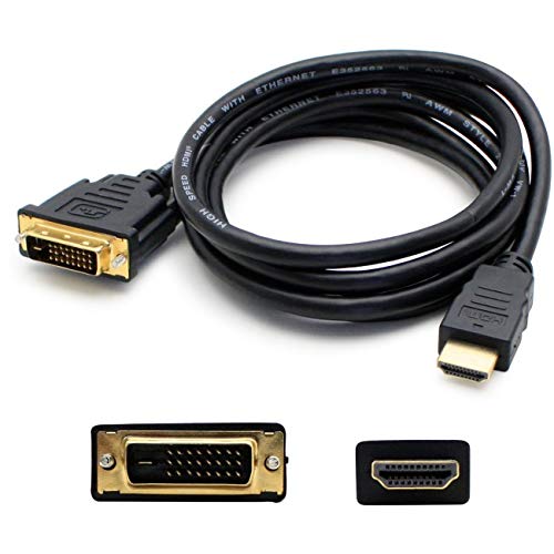 AddOn HDMI2DVIDS6F HDMI to DVI Audio Video Cable with Connector Black