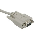 C2G 02717 Economy HD15 SVGA Male to SVGA Female Monitor Extension Cable, Beige (6 Feet, 1.82 Meters)